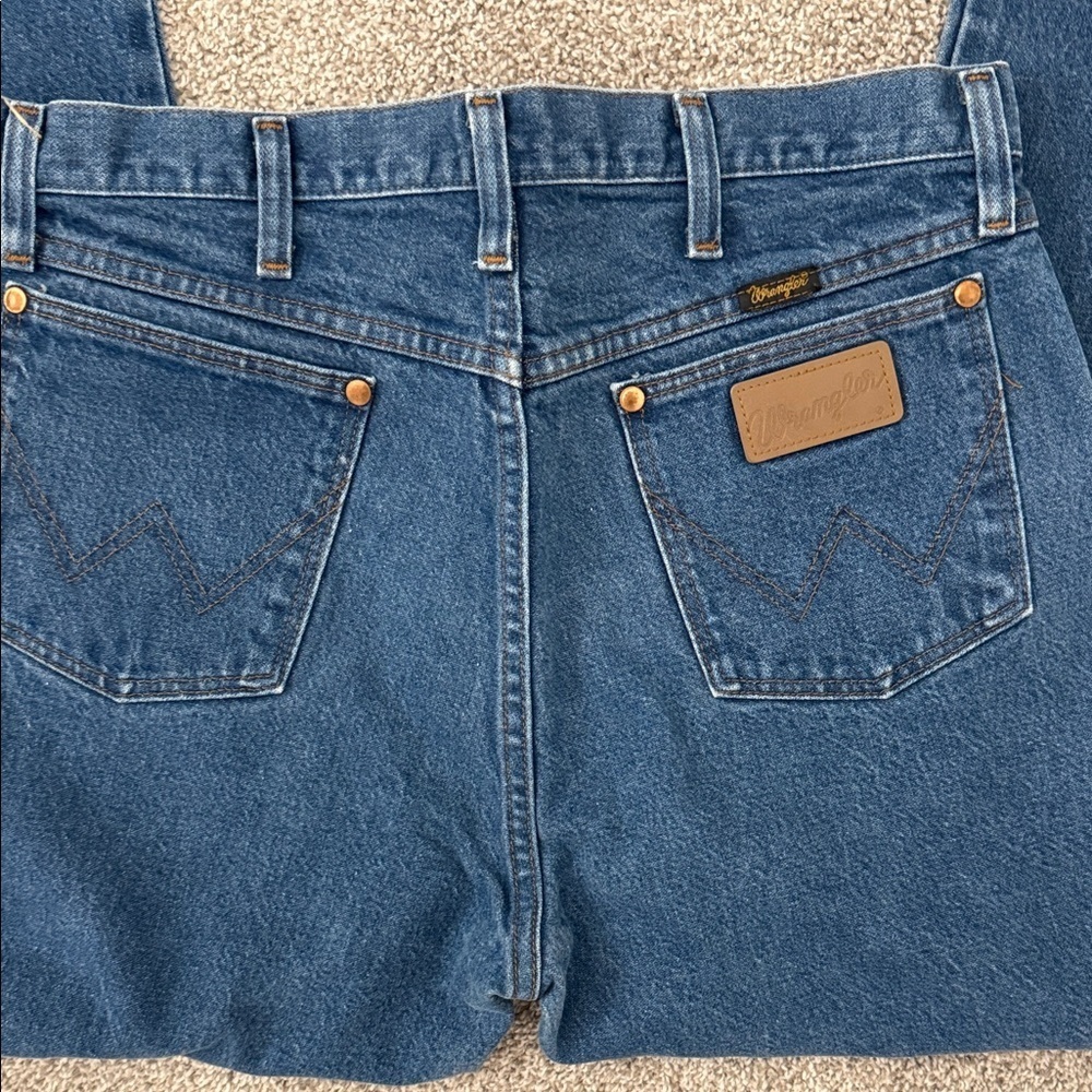 Wrangler Cowboy Cut straight leg original fit jeans 34 x 34 13mwz - Picture 4 of 8